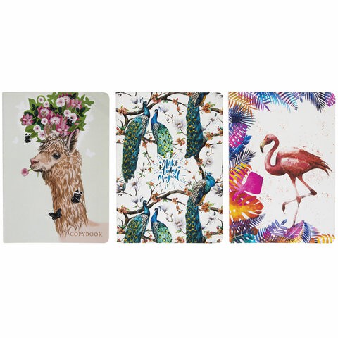 Тетради А5 Brauberg SoftTouch Summer 40 листов, клетка (3 шт) 403793 цена за 2 шт , 